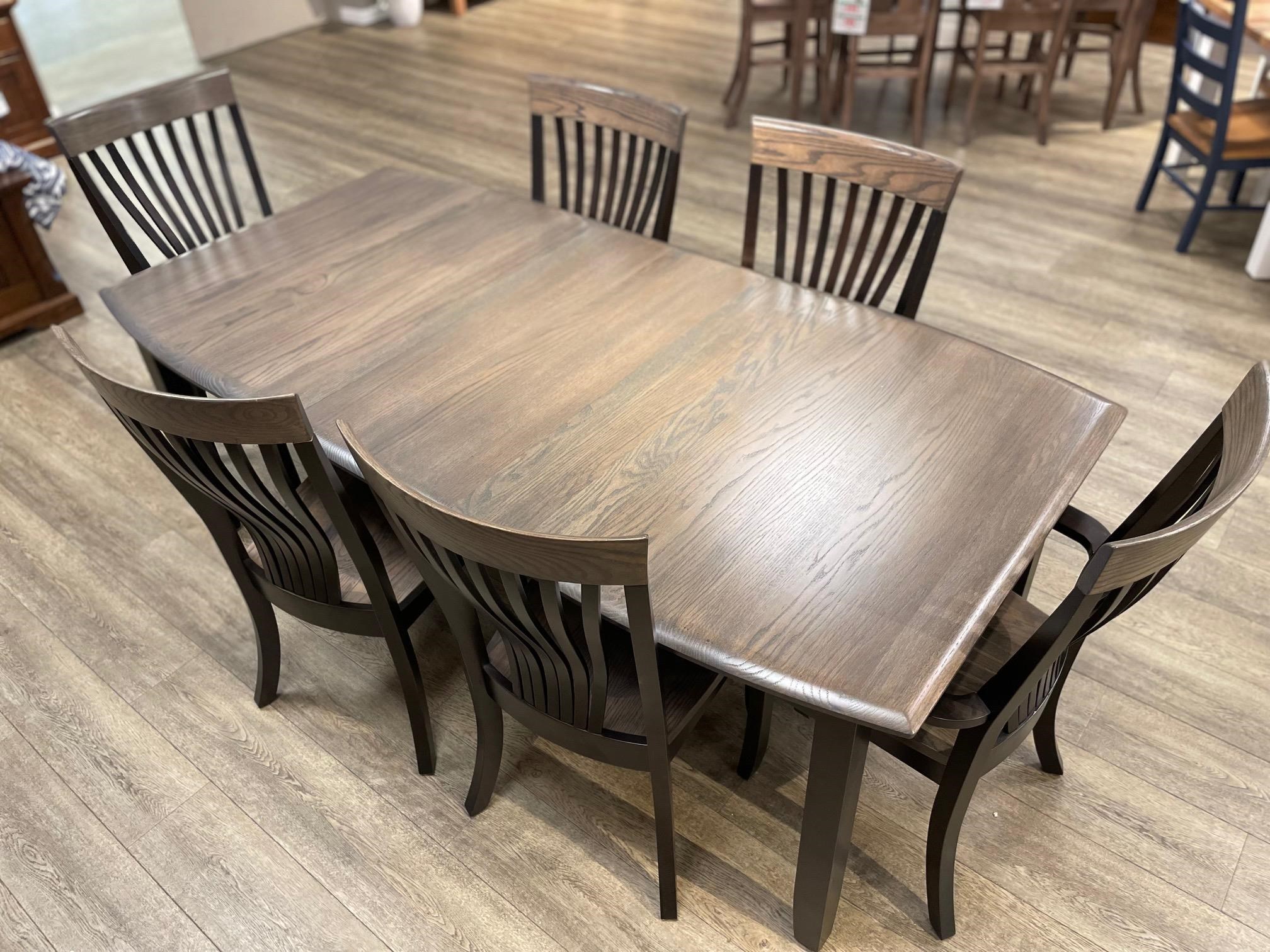 MAVIN MAVIN Dining Tables 4266G118-7PC Customizable Boat Shaped